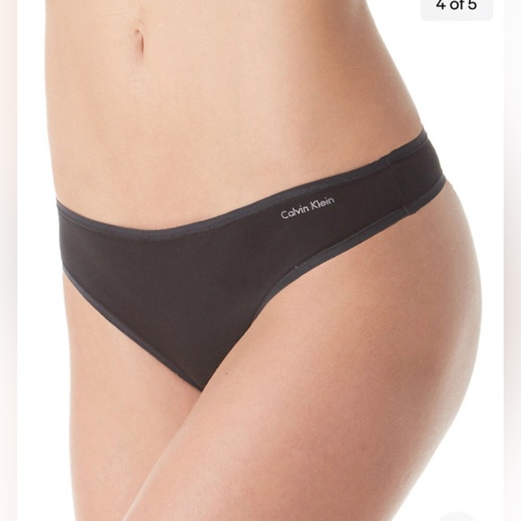 Calvin Klein QD3643 Form Cotton Blend Thong NWT A34W360717 Size L #2 - Picture 1 of 7